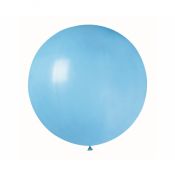Balon gumowy Godan kula pastel błękitna 0,75m pastelowy 1 szt błękitny (g220/09)