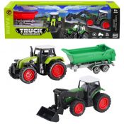 Traktor zestaw, metalowy Trifox (A-1746)