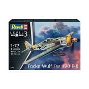 Model do sklejania Revell Focke Wulf Fw190 F-8 - niemiecki samolot myśliwski (03898)