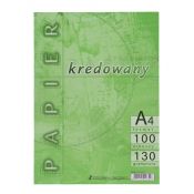 Papier kredowy A4 biały [mm:] 210x297 Kreska