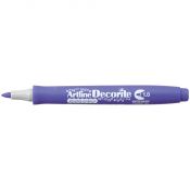 Marker permanentny pastelowy decorite fioletowy 1,0mm pędzelek końcówka Artline (AR-033 6 4)