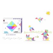 Klocki magnetyczne Lean tangram 9 el. (23552)