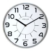 Zegar ścienny Pop metaliczny szary Unilux (400094283)
