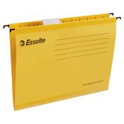Teczka zawieszkowa A4 żółty karton 210g Esselte (90314)