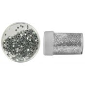Zestaw brokat + konfetti Titanum Craft-Fun Series srebrny