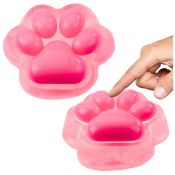 Gniotek Kocia Łapka Antystresowa Sensoryczna Squishy Różowa Lean (26781)