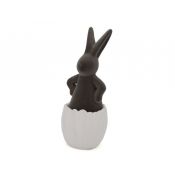 Ozdoba wielkanocna królik z jajkiem ceramiczny 19cm One Dollar (358850)