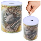Skarbonka Lean puszka banknot 16cm metal (22082)