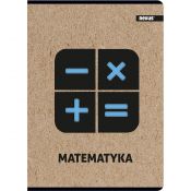 Zeszyt Kraft Liner matematyka A5 5k. 70g krata [mm:] 147x209 Beniamin (8393)