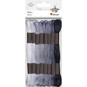 Mulina Craft-Fun Series tonacja szara 8 kol. Titanum (21DT0514-5)
