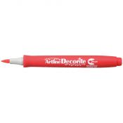 Marker specjalistyczny decorite czerwony pędzelek końcówka Artline (AR-035 2 2)
