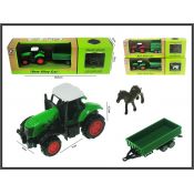 Traktor z przyczepą 16cm i zwierzakiem Hipo (H13520)