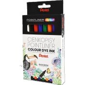 Cienkopis POINTLINER COLOUR mix 0,4mm 6kol. Pentel (S40-ST6PL)