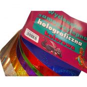 Zeszyt papierów kolorowych Cormoran holograficzne A4