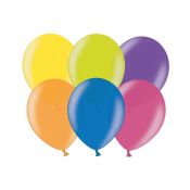 Balon gumowy Partydeco metalizowany 100 szt mix