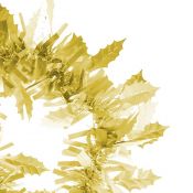 Łańcuch dekoracyjny matowy listki złote Arpex (BG4797ZŁO)
