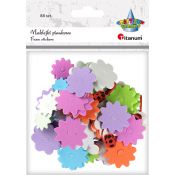 Naklejka (nalepka) Craft-Fun Series piankowe kwiatki i biedronki Titanum (M-09)