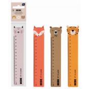 Linijka plastik Interdruk BEBE FRIENDS 15cm