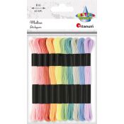 Mulina Craft-Fun Series pastelowa 10 kol. Titanum (25HJ0331-12)