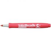Marker permanentny Artline metaliczny decorite czerwony 1,0mm pędzelek końcówka (AR-033 2 8)