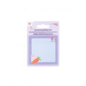 Notes samoprzylepny (karteczki) TRANSPARENTNE FIOLETOWE fioletowy 50k [mm:] 73x73 Strigo (SSN052)