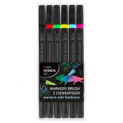 Marker permanentny mix okrągła końcówka Kidea (MBC6KKA)