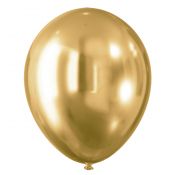 Balon gumowy Arpex efekt chromu złote (5 szt.) złoty 300mm (KB8726ZLO-2718)