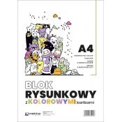 Blok rysunkowy Wektor kolor A4 mix 80g 20k