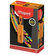 Zakreślacz Maped pomarańczowy pomarańczowy 1,0-5,0mm (742535)