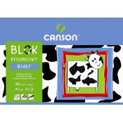 Blok rysunkowy Canson A3 biały 90g 20k [mm:] 297x420 (100302695)