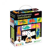 Gra logiczna Czuczu domino dinozaury