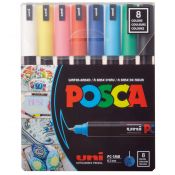 Marker specjalistyczny Posca PC-1MR/8 5906340928309 (różne) 0,07mm igłowa końcówka (194465)