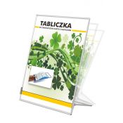 Tabliczka stojąca jednostronna Panta Plast 11 x 23 cm (0403-0007-00)