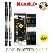 Flamaster Fibracolor duetto 10+1 fluo gratis 11 kol.