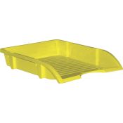Szuflada na dokumenty niełamliwa żółta plastik [mm:] 350x250x 55 Donau (7455001PL-11)