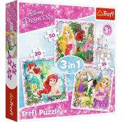 Puzzle Trefl Spricess 3w1 3w1 el. (34842)