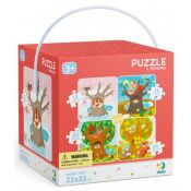 Puzzle Dodo 4 w 1 Pory roku 12-16-20-24 el. (DOP300125)