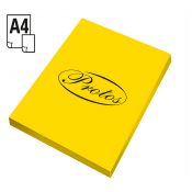 Papier kolorowy A4 żółty 80g Protos
