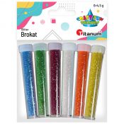Brokat Titanum Craft-Fun Series kolor: mix 6 kolor. (MTJF-WSG6P2)