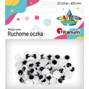 Oczy Titanum Craft-Fun Series ruchome 20mm