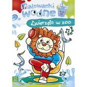 Książeczka edukacyjna Aksjomat Malowanki wodne. Zwierzęta w zoo