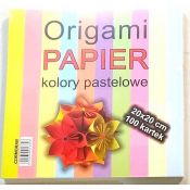 Zeszyt papierów kolorowych Cormoran 20x20 origami