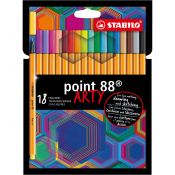 Cienkopis Stabilo point 88 ARTY, mix 0,4mm 18kol. (8818)