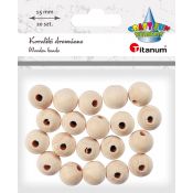 Ozdoba drewniana Titanum Craft-Fun Series koraliki (22TH401-8)