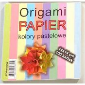 Zeszyt papierów kolorowych Cormoran 14x14 origami