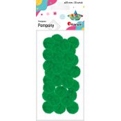 Pompony Titanum Craft-Fun Series zielone 30 szt (352952)