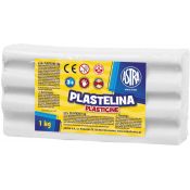 Plastelina Astra 1 kol. biała 1000g