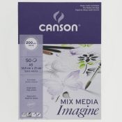 Blok rysunkowy Canson Mix Media A5 200g 50k (200006009)