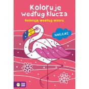 Książeczka edukacyjna Koloruję według klucza. Koloruję według wzoru Zielona Sowa