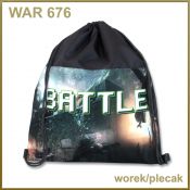 Plecak (worek) na sznurkach Battle Warta (WAR-676)